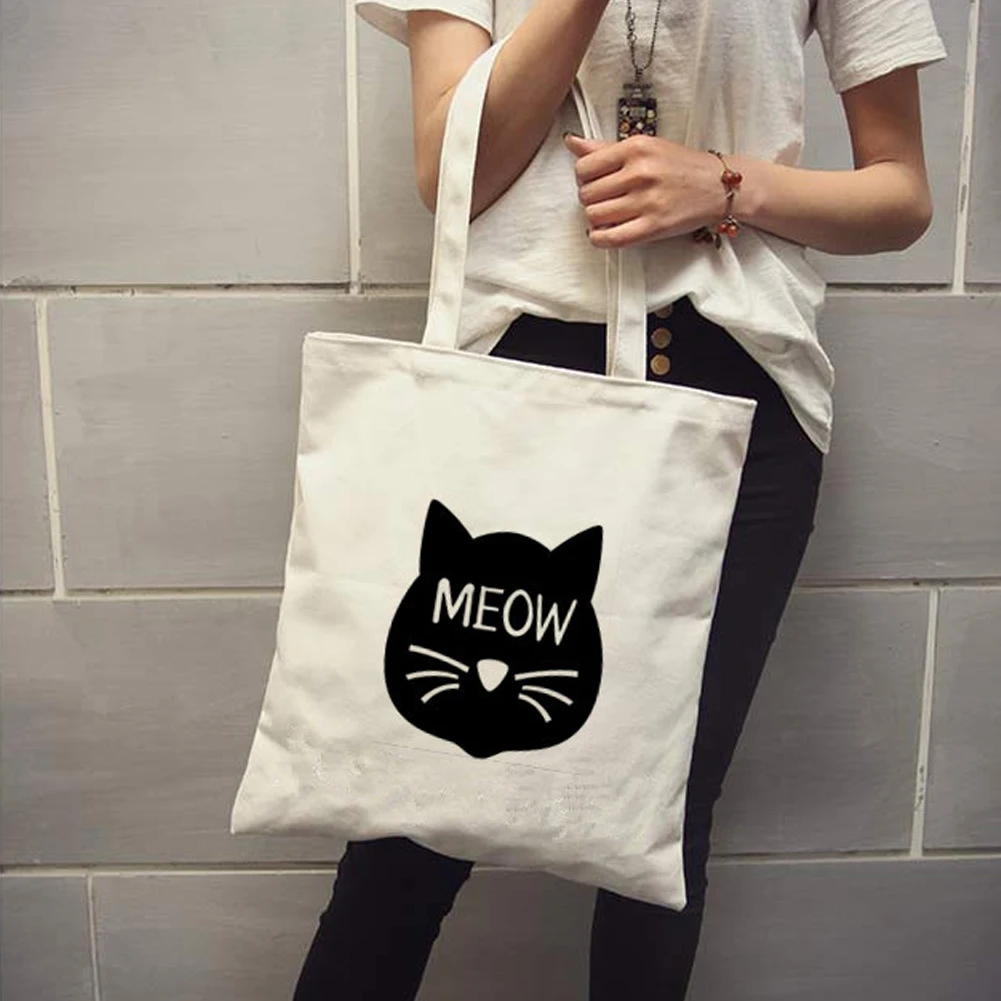 

Fashion Women Canvas Cartoon Animal Handbag Pouch Shoulder Bucket Bag Gift
