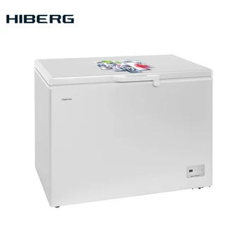 

Chest freezer HIBERG PF 32L4 NFW with NO FROST home appliance freezer Kitchen appliances