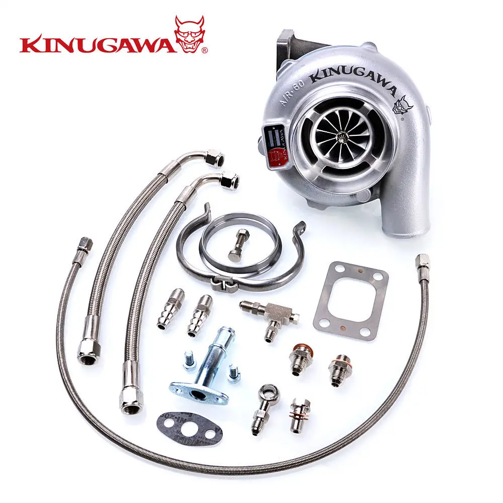 Kinugawa Ball Bearing Turbocharger 4" Anti Surge GTX3076R AR.61 T3 V