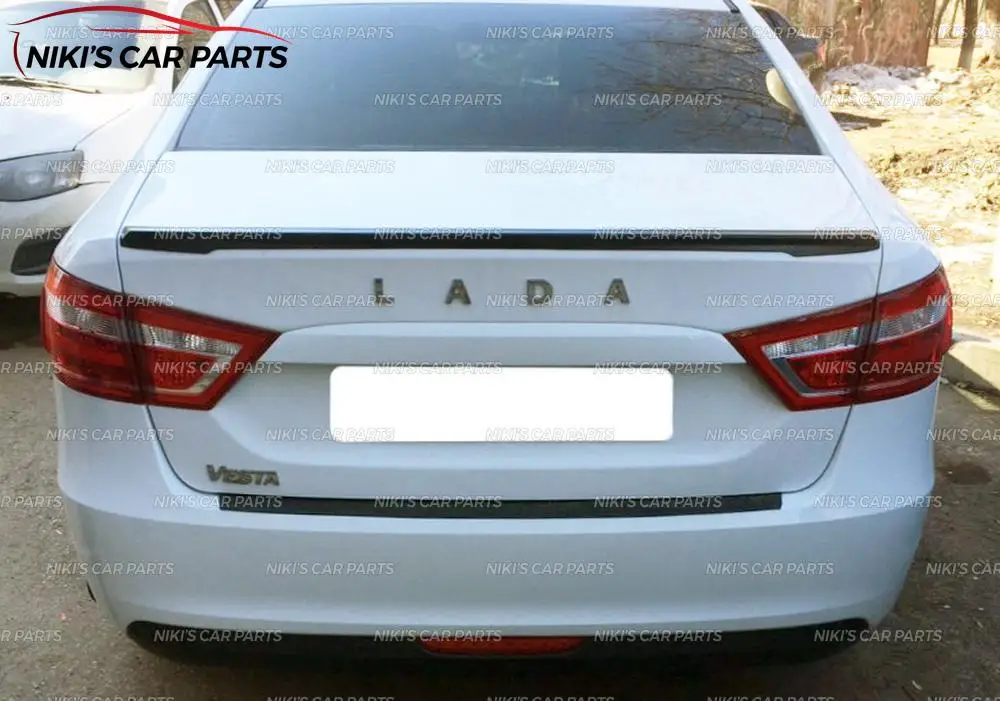 Спойлер для Lada Vesta-ABS пластик спортивный стиль автомобиля Стайлинг автомобильные аксессуары украшения аэро динамический гоночный тюнинг