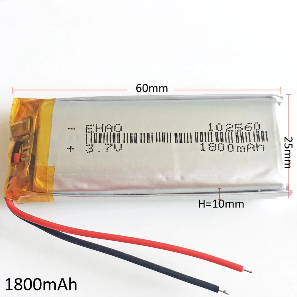 3 7 V 1800mAh литиевая полимерная аккумуляторная батарея ator Li ion lipo cell для электронной