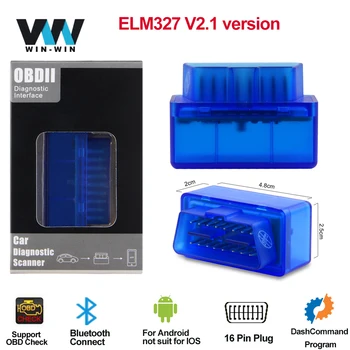 

2PCS ELM 327 V2.1 OBD2 bluetooth Scanner ELM327 V2.1 OBD OBD2 Car Diagnostic Auto Tool odb2 Scaner OBD 2 Automotivo Scan Tool