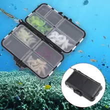 9/11 отсеков Экологичная пластиковая коробка для рыболовных снастей двухсторонняя приманка Контейнер для приманки портативные рыболовные аксессуары чехол