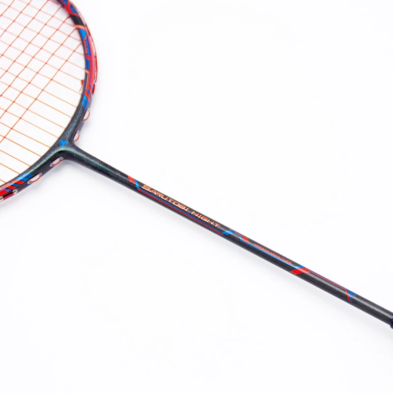 Esper 58 gramos 9U de fibra de carbono raqueta de bádminton profesional Super ligero grafito raqueta con cadena de 30LBS para adultos