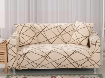 

Geometric Floral Elastic Stretch Sectional Furniture Sofa Covers funda sofa Couch Corner Cover Case for Armchair Home Decor 2018