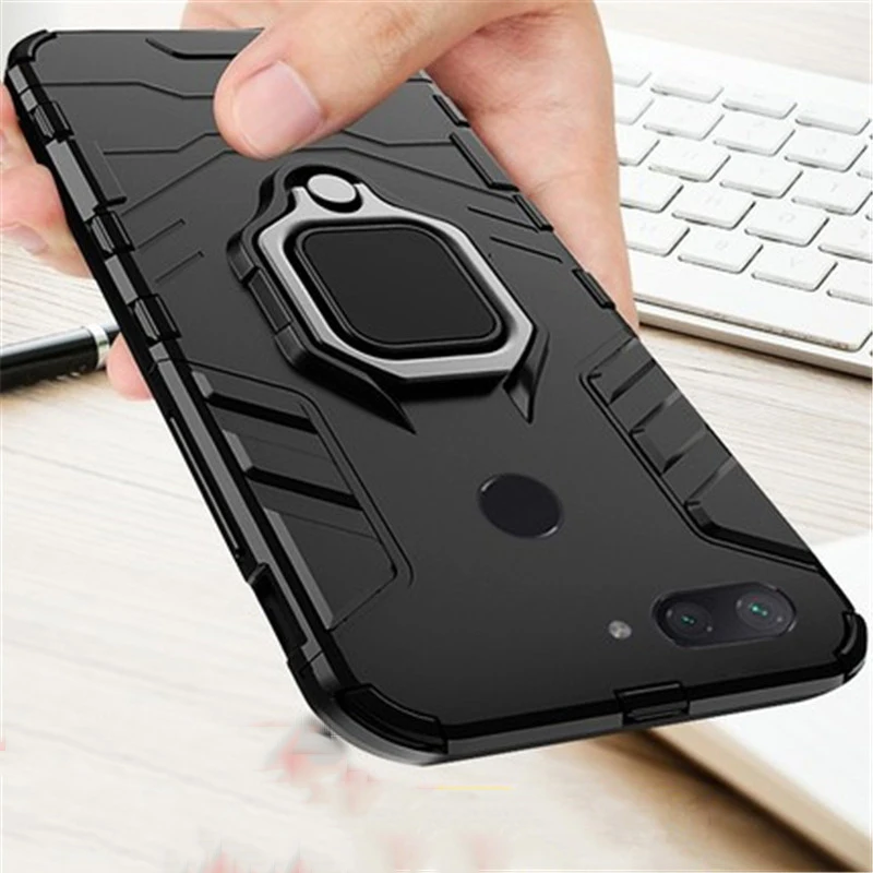

DR.CASE Ring Holder Case For Xiaomi MI 9 8 SE Armor Full Protection Cases For Xiaomi Max 3 Mix 2S A1 A2 Cover Coque Capinhas