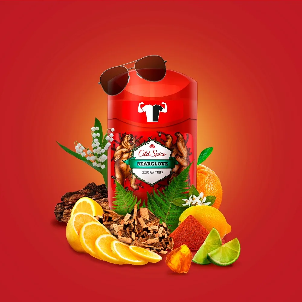 Old Spice Твердый Дезодорант Bearglove 50мл