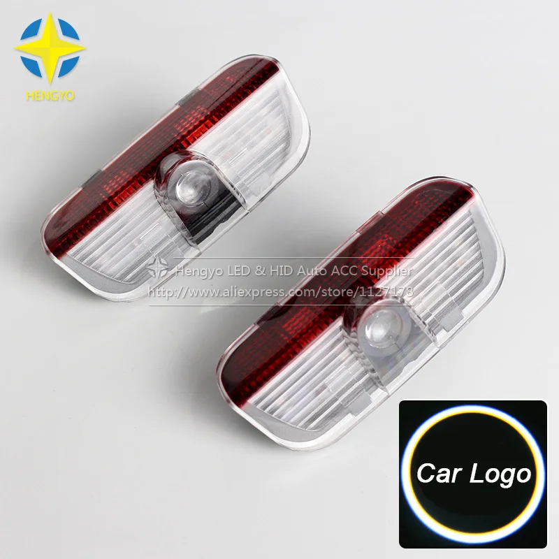 2x مجاملة الباب مرحبا ضوء مصباح السيارة 12 فولت العارض الظل التصميم لبورشه كايين 2011-2015 boxster كايمان macan 911