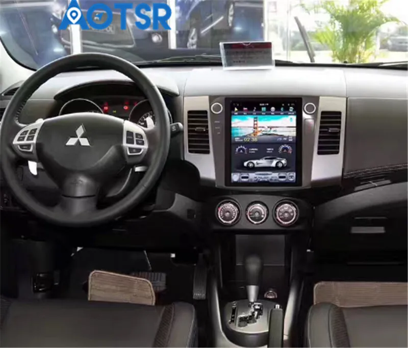 Чистый Android Tesla стиль автомобиля gps навигация для Mitsubishi Outlander Citroen C-Crosser peugeot 4007 2006~ 2012 Мультимедиа без DVD