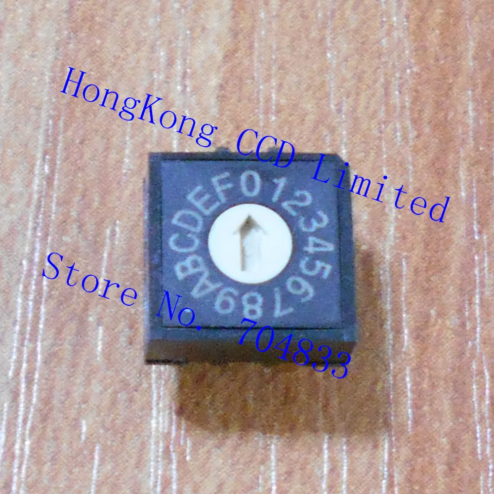 

16-битный цифровой кодирующий переключатель 0-F RH3A-16R 3*3Pin DIP