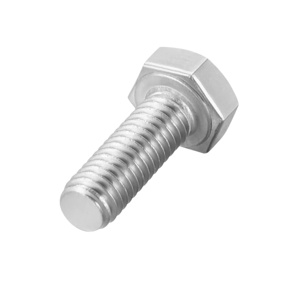 UXCELL 20Pcs Hex Head Screws M6 Thread 20mm 304 Stainless