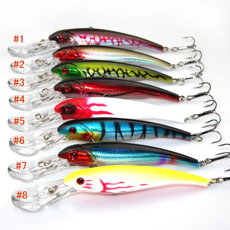 Big Trolling Minnow Fishing Lures 165mm Hard Fake Baits for Big Fish