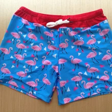 Пляжные шорты мужские одежда для плавания Sunga свободные шорты для отдыха быстросохнущие Фламинго печати Купальник для серфинга летние пляжные шорты трусы