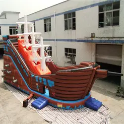 Новый большой надувной fun city надувной корабль слайд Прямая продажа с фабрики надувной замок игры для детей