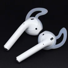 2000x Мягкие силиконовые наушники крючки для Apple Airpods и Earpods чехол для iPhone чехлы для наушников ушные вкладыши Крюк Белый