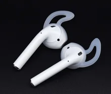 2000x Soft Silicone Headphones Earbuds Hooks for Apple Airpods and Earpods Cover for iPhone Earphone Cases Ear Earbud hook White