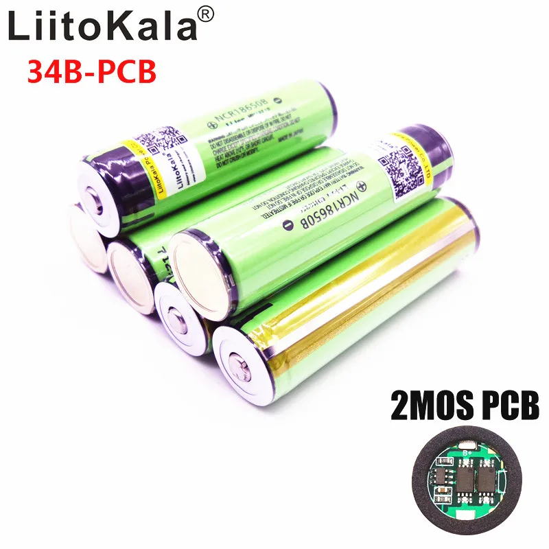 2018 Оригинал лиитокала 18650 3400 mah NCR18650B 3,7 v 3400 mah 18650 литий-Перезаряжаемые Батарея для Аккумулятор