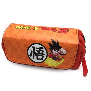 

New Arrival Anime DRAGON BALL Student Pencil Bag Son Goku Stationery Bag Fashion Big Capacity Makeup Bag Pencil Pouch Bag