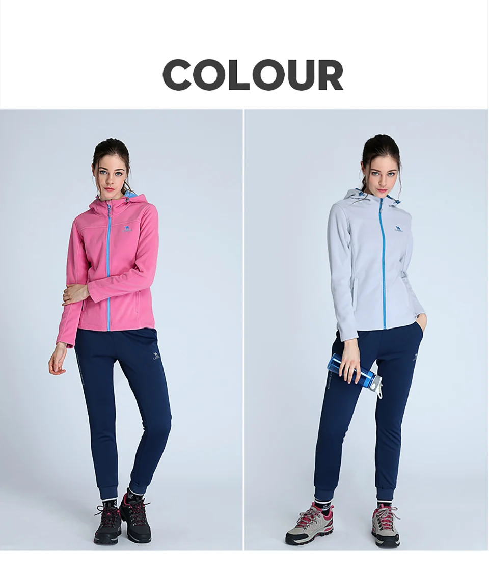 Esportes ao ar Trekking à Prova de Vento Camelo Feminino Inverno Velo Jaqueta Softshell Cabolsas Livre Caminhadas Acampamento Esqui Respirável Jaquetas 13 Esporte e Lazer