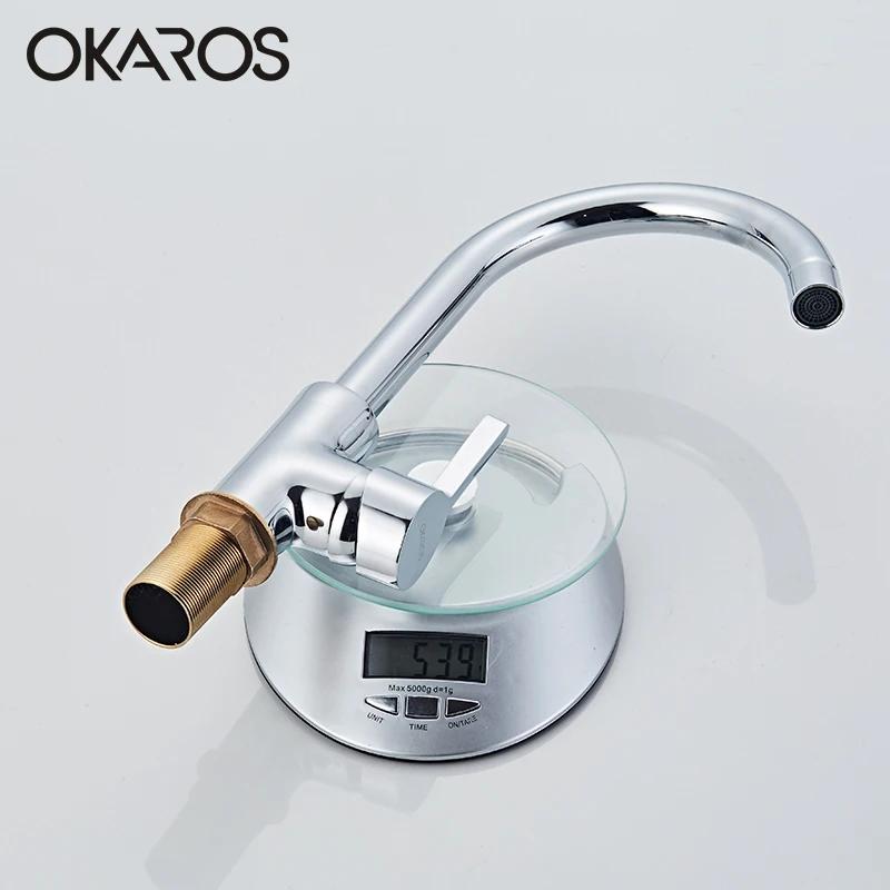 OKAROS кухонный медный кран хромированное покрытие питьевой 360 градусов регулятор расхода воды смесителя Современный гибкий Ванная комната кран для раковины, кран для раковины, кран