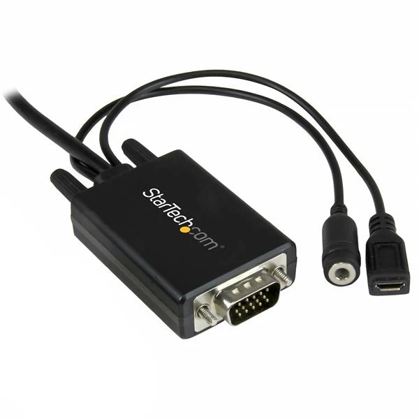 StarTech.com displayport для VGA Кабель Адаптер с Аудио 10ft (3 м) 3 м DisplayPort (D Sub) мужчина черный| |
