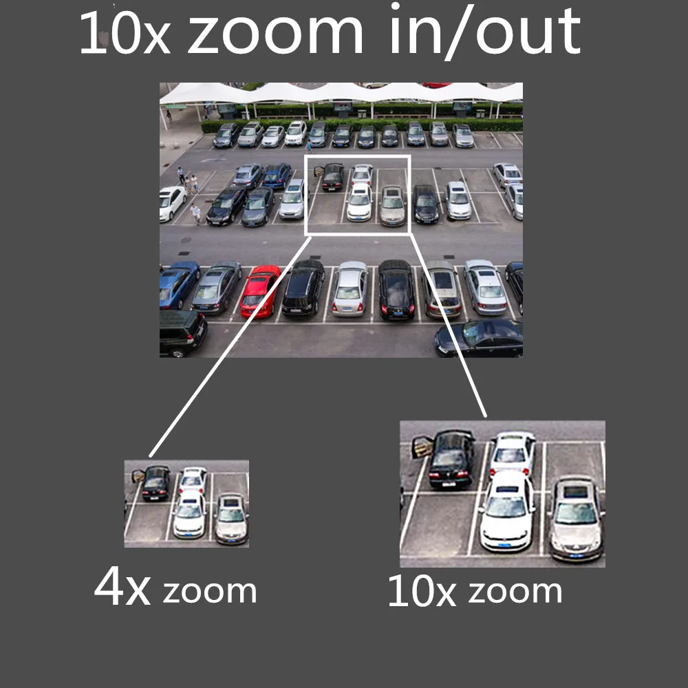 Ip-камера 1080 P, PTZ cctv, Мини скоростная купольная камера, 2mp pan tilt, 10x Автоматический зум, onvif P2P IR, уличная камера видеонаблюдения