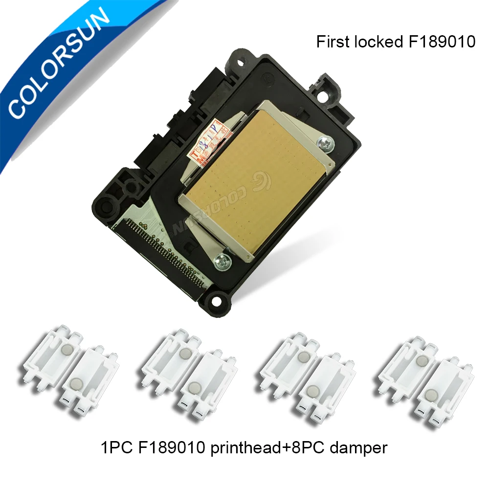 Новая дизайнерская печатающая головка Colorsun F189010 DX7 на основе растворителя для Epson