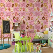 

Cartoon food donuts background wall high-grade wall cloth manufacturers wholesale wallpaper mural photo wall