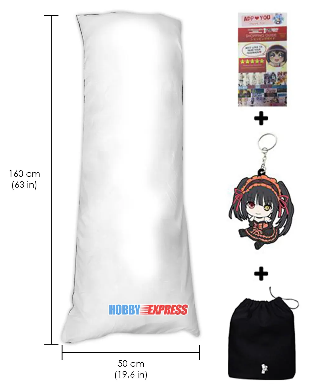 Подушка для тела Hobby Express японское аниме дакимакура 160x50 см (63x19 6 дюймов)|body pillow|body