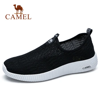 

CAMEL Men's Shoes Spring Summer New Walking Fashion Outdoor Casual Shoes Breathable Mesh High-elastic Lightweight Male Footwear