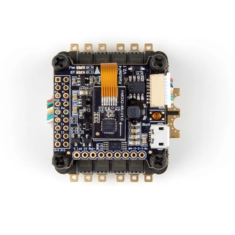 Holybro tekkos 4 в 1 30A blheli_s ESC ток Сенсор + kakute F4 V2 Игровые Джойстики для FPV системы Racing Drone
