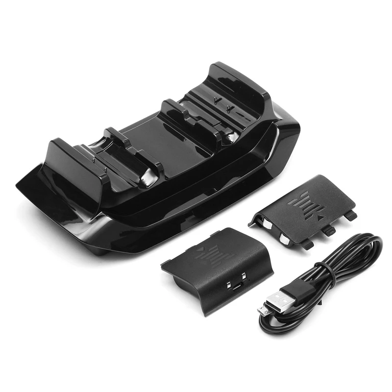 Dual Charging Dock For Xbox One Wirelss Gamepad Charger With LED Light Bar + 2Pcs Rechargeable 600mAh Battery Pack For Xbox One Dual Charging Dock For Xbox One Wirelss Gamepad Charger With LED Light Bar + 2Pcs Rechargeable 600mAh Battery Pack For Xbox One
