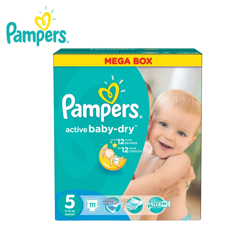 Подгузники PAMPERS Active Baby Junior 11-18 кг Мега 111 |