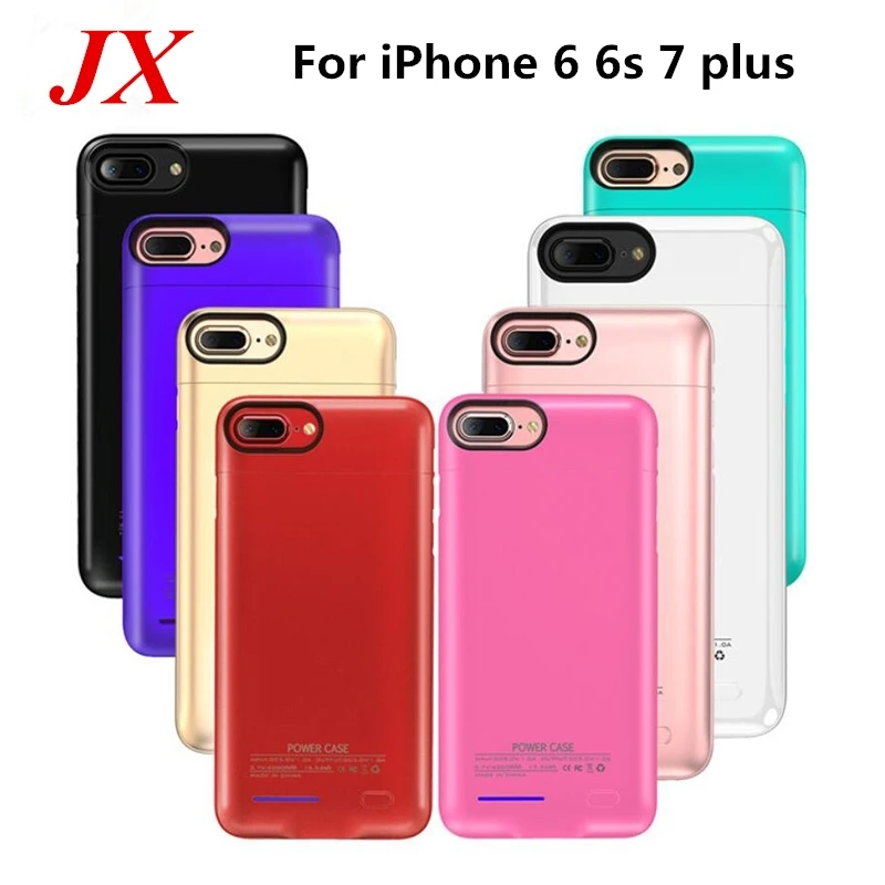 4200 МАч Для iPhone 6 s плюс для iphone 7 Случай мощность 5.5 Дюймов Смарт Тонкий Магнит