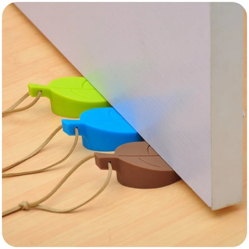 Food Grade Silicone Door Anti Pinch Door Stop Windproof Door Plug Door Stopper Baby Kids Safety Protection Finger Guard Doorstop