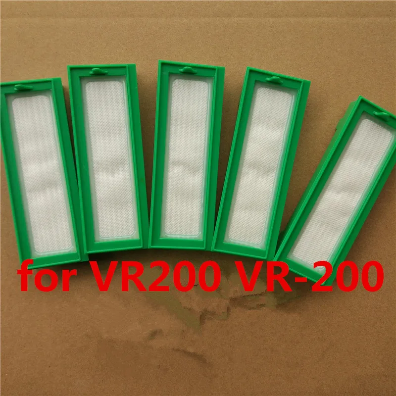 

5 pieces/lot Robot Vacuum Cleaner Parts HEPA Filter for Vorwerk Kobold VR200 VR-200 replacement