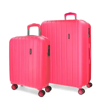 

Juego de maletas Movom Wood 55-70cm Fucsia