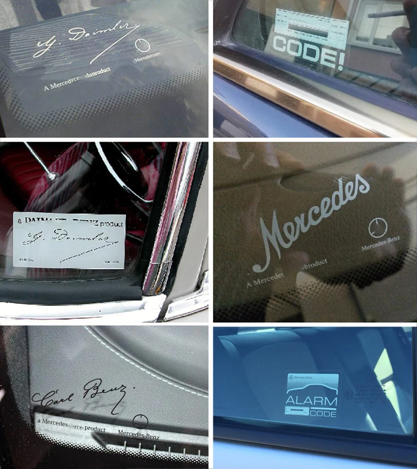 W221 s320 s420 s500 s600 s350 cdi оконные стеклянные наклейки Набор наклеек для mercedes|Эмблемы| |