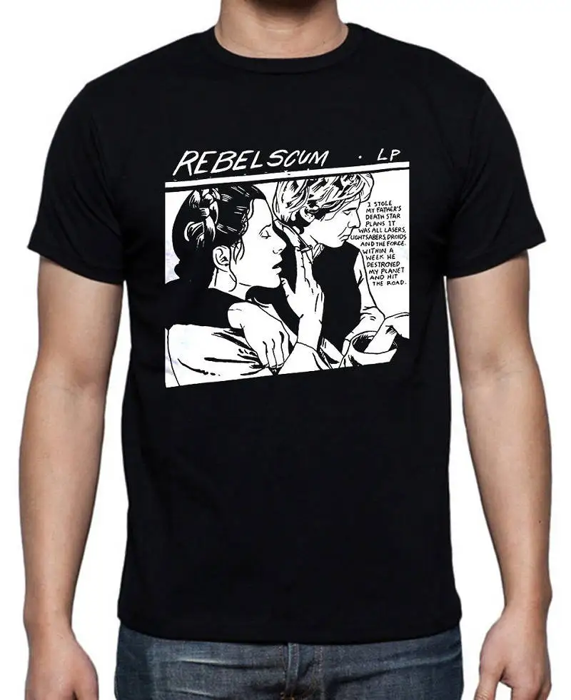 

Casual Printed Tee Size S-2Xl Short Sleeve Men Printing Machine Rebel Scum O-Neck T Shirts