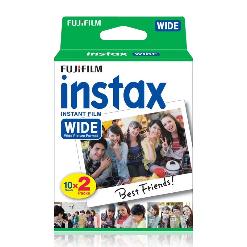 Для Fujifilm Instax Wide Instant White Edge 40 пленка для Fuji Instax camera 100 200 210 300 500AF