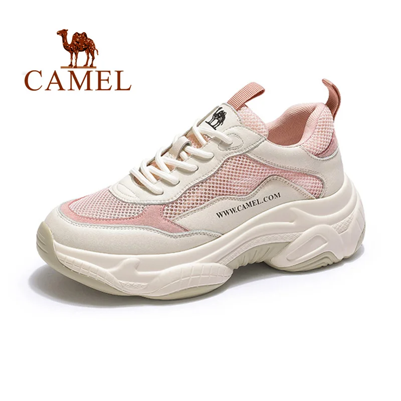 

CAMEL Women's Sports Shoes 2019 New Spring Casual Shoes Women Genuine Leather ins Fashion Shoes Female Shoes Women