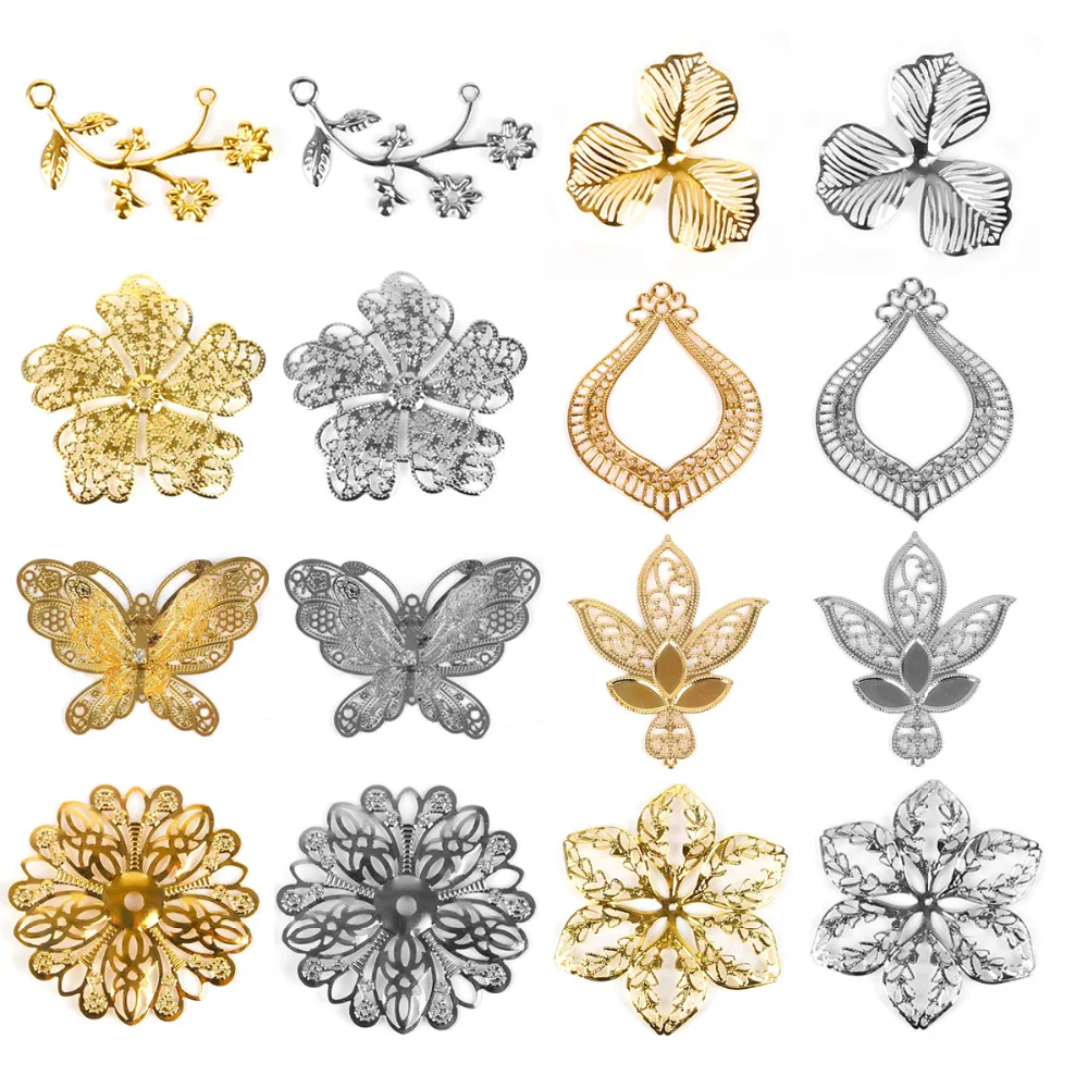 

Good Deal 1 Pack Iron Metal Crafts Connectors For Jewelry Findings Making/Flower Pieces/Handmade DIY Hairpin/Head Accessories