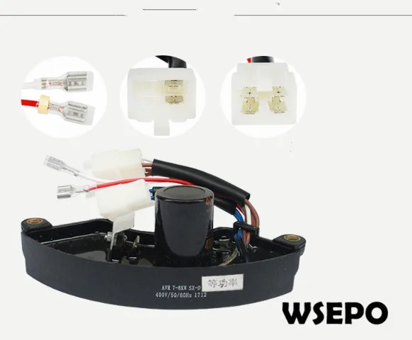 

Double Voltage 220V/380V (Single/Three Phase) Equal Power Voltage Regulator AVR Fits for 7KW/8KW Gasoline/Diesel Generators