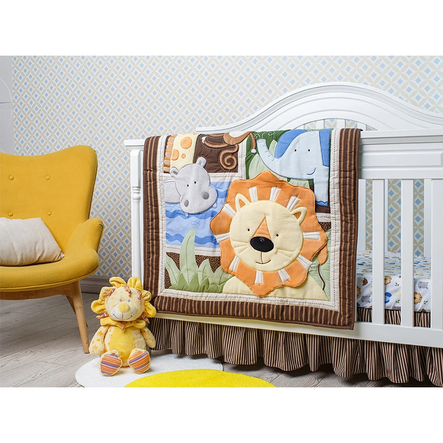 Постельное белье 7 предметов Leo Jungle(Giovanni