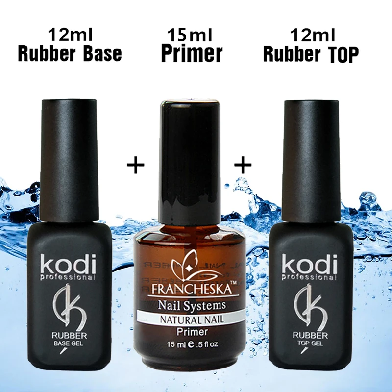 

kodi top coat base coat lakiery hybrydowe uv resin base top gel primer nail unhas semipermanente ongles gellak uv gel Varnish