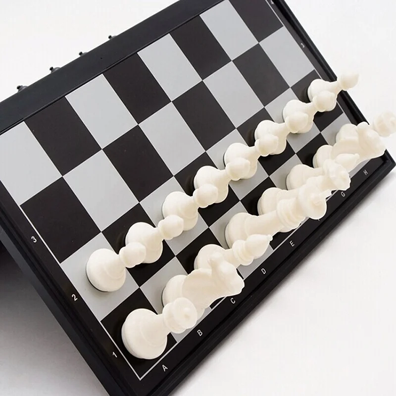 Складной международный шахматный набор доска путешествия Образовательные магнитные игры шахматы нарды шашки развлечения