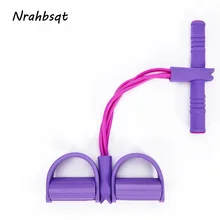 Nrahbsqt ботильоны гимнастическая резинка с педалями экспандер Для Йоги Спортивные Фитнес упражнения вставку внутрь эластичного ремешка мульти-функциональный Фитнес оборудование RB009