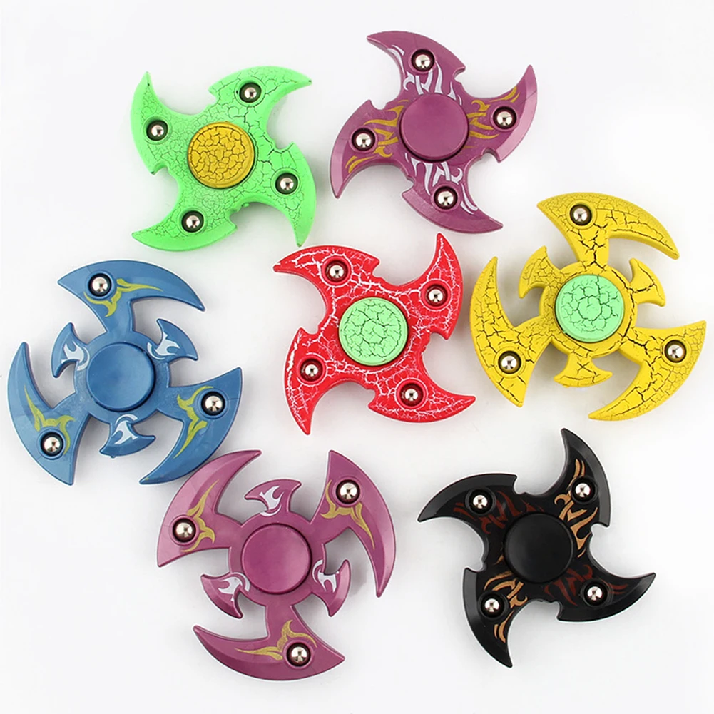 Fidget Hand Spinner Ninja Camouflage Dart Finger Gyro EDC Focus ADHD