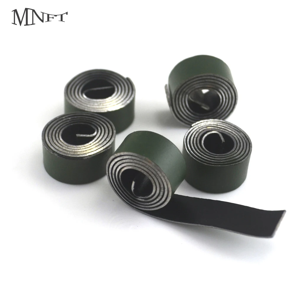 

MNFT 2Pcs Fishing Soft Lead Sheet Roll Coated Protect Layer Lead Sinkers Clip Carp Fishing Sinker Strip