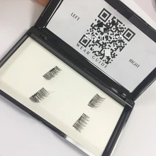 4Pcs/1Pair New Artificial natural long Magnetic eyelash woman make up wispies eyelashes magnet super soft silk lashes cosmetic